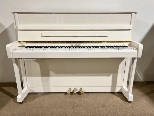 Piano droit Hoffmann blanc SILENT