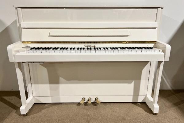 Piano droit Hoffmann blanc SILENT